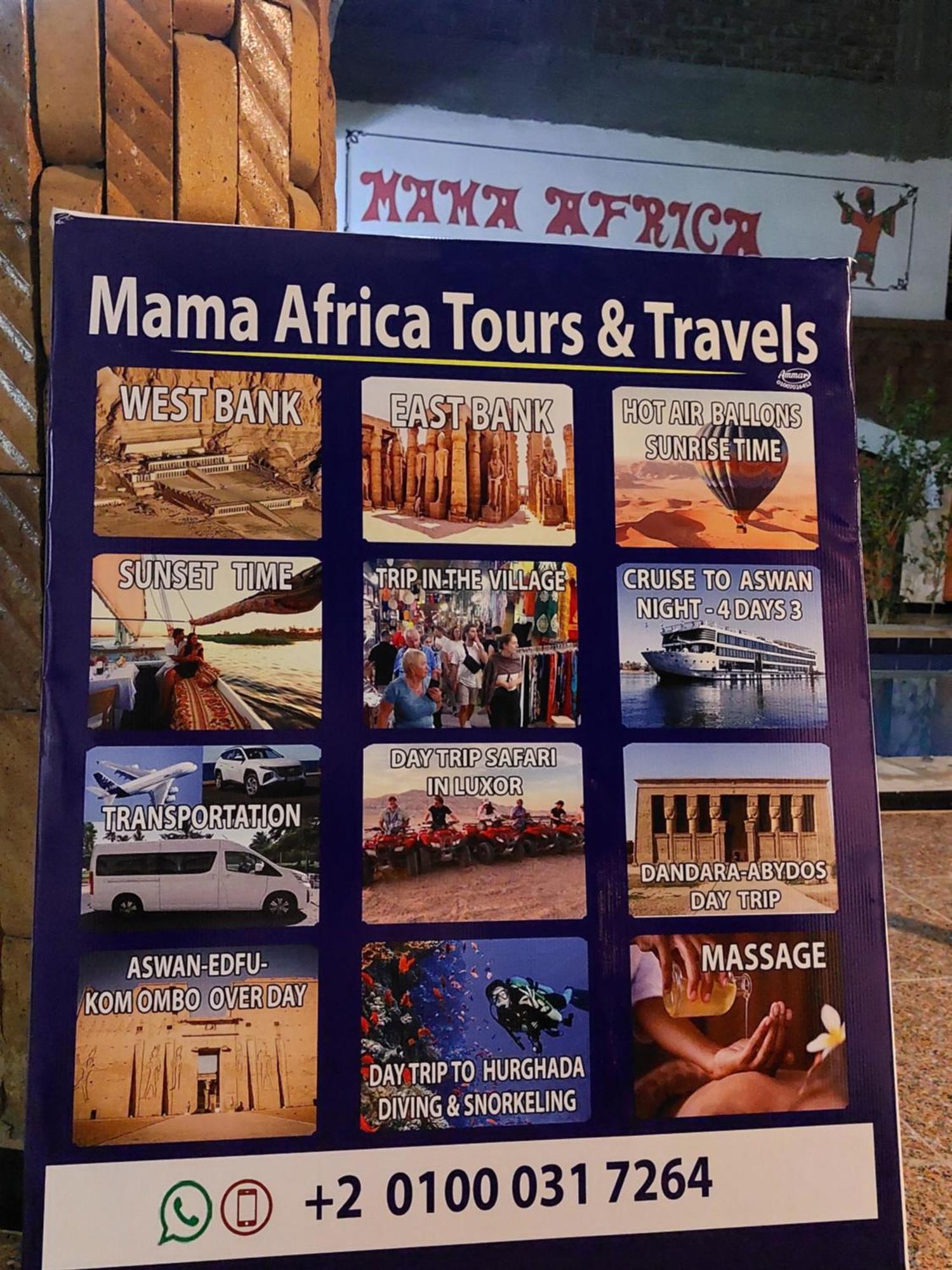 Mama Africa Apts & Studios Luxor Exterior foto